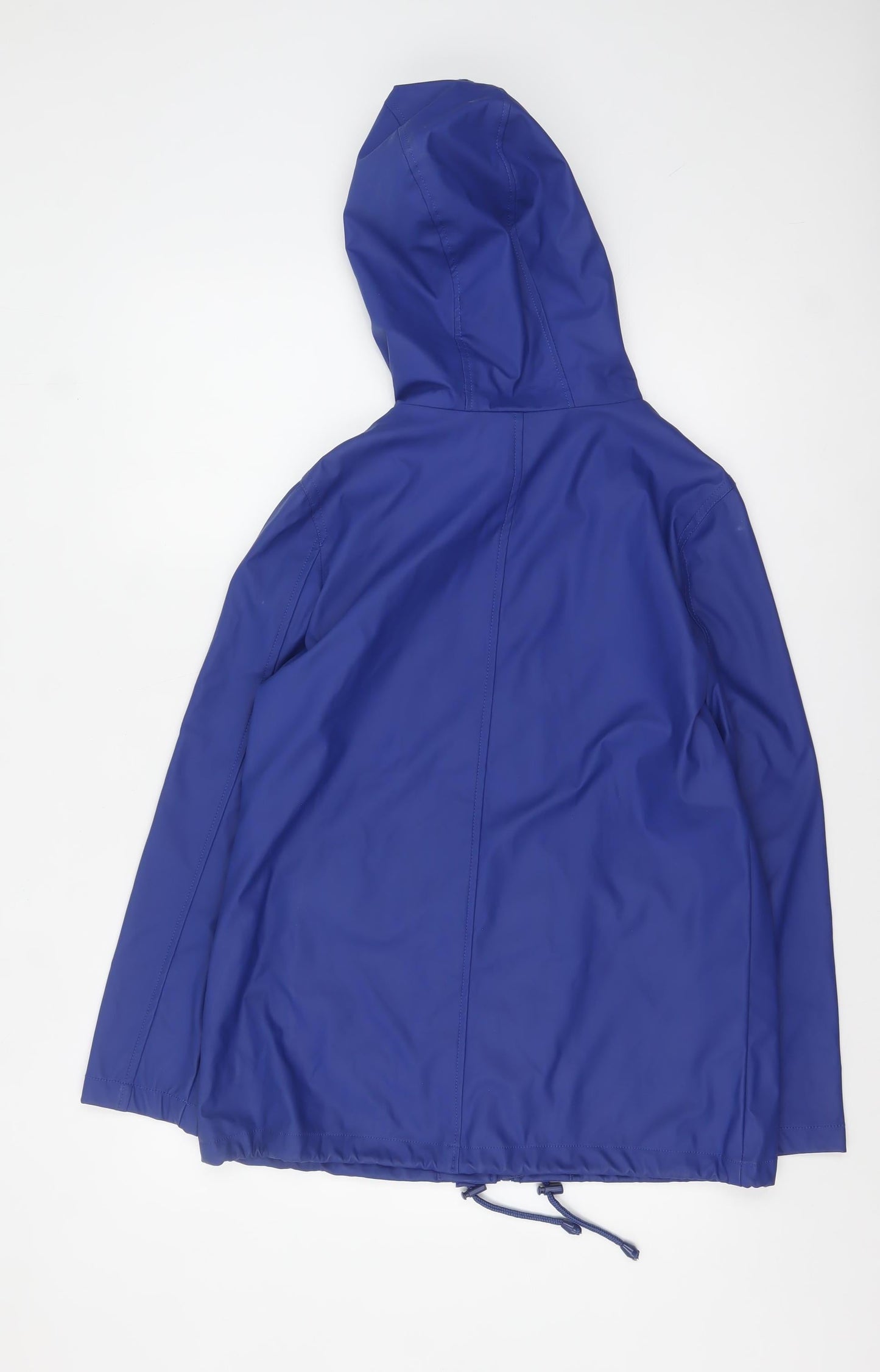 Womens UK Size 10 New Look Blue Rain Coat