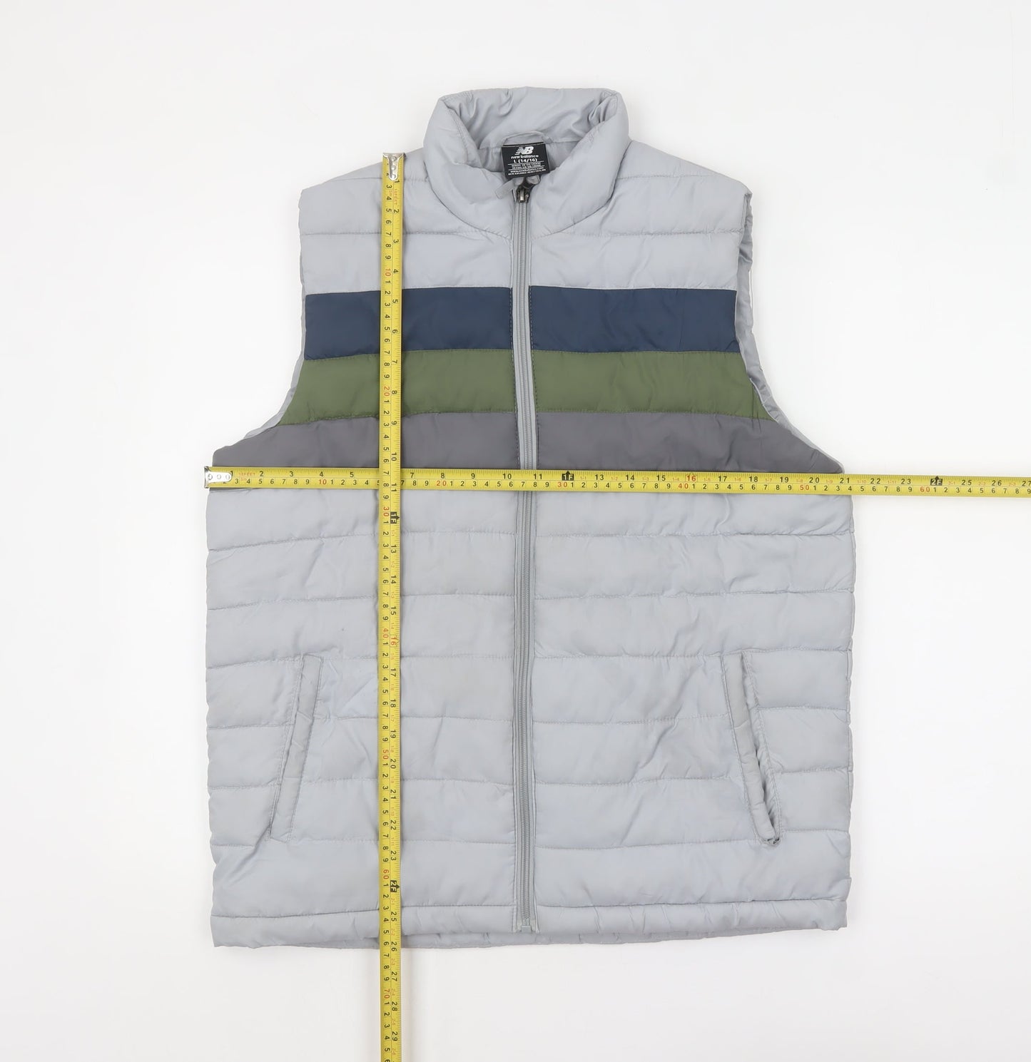 Womens UK Size L New Balance Grey Puffer Jacket