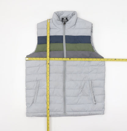 Womens UK Size L New Balance Grey Puffer Jacket