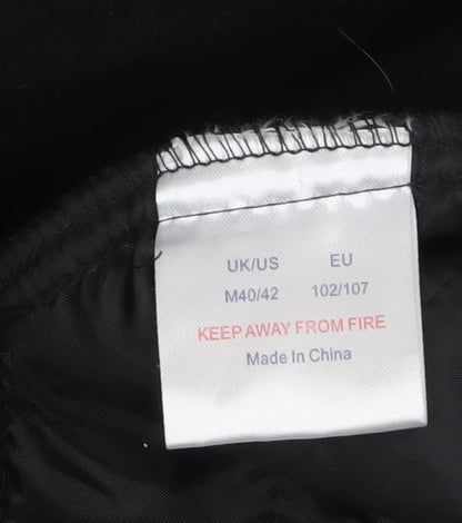 Mens UK Size M Snowdonia Black Basic Jacket