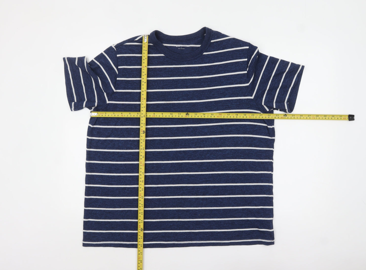 Womens UK Size L Old Navy Blue Basic T-Shirt