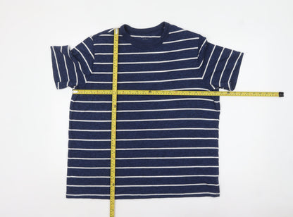 Womens UK Size L Old Navy Blue Basic T-Shirt