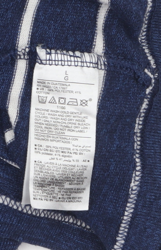 Womens UK Size L Old Navy Blue Basic T-Shirt