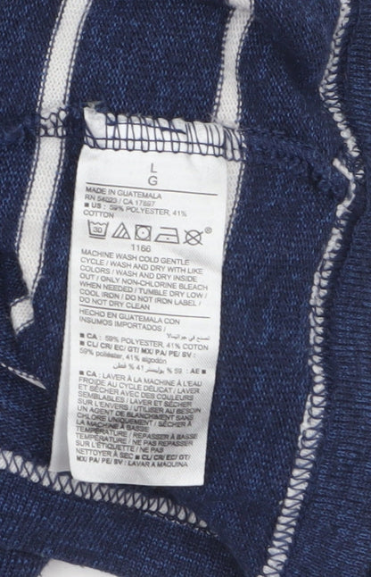 Womens UK Size L Old Navy Blue Basic T-Shirt