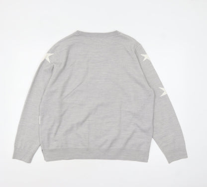 Womens UK Size 18 Marks and Spencer Grey Pullover Jumper
