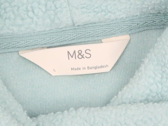 Womens UK Size L Marks and Spencer Blue Pullover Sweatshirt