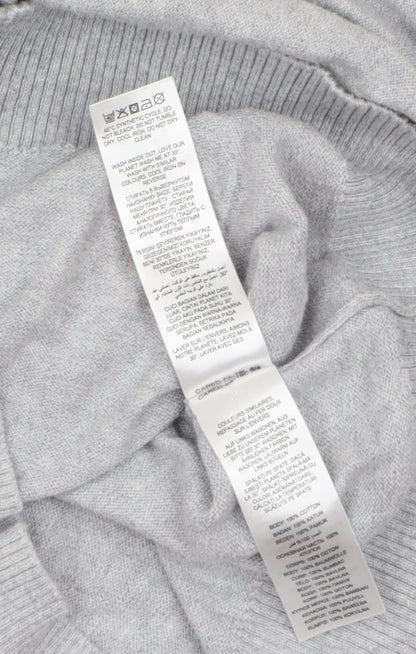 Womens UK Size L Mantaray Grey Cardigan Jumper