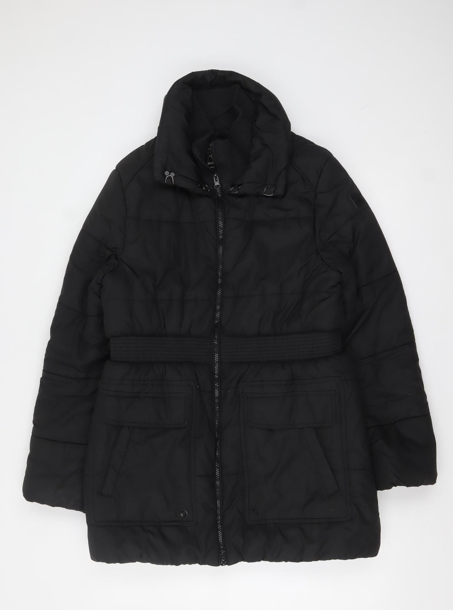 Womens UK Size 14 Brave Soul Black Puffer Jacket
