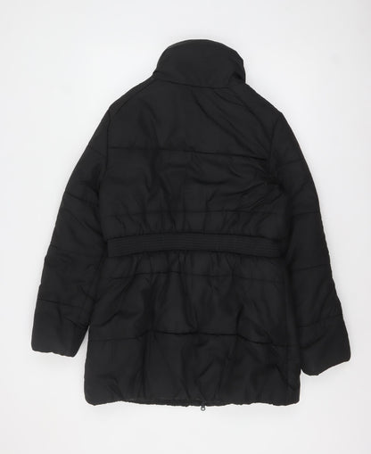 Womens UK Size 14 Brave Soul Black Puffer Jacket