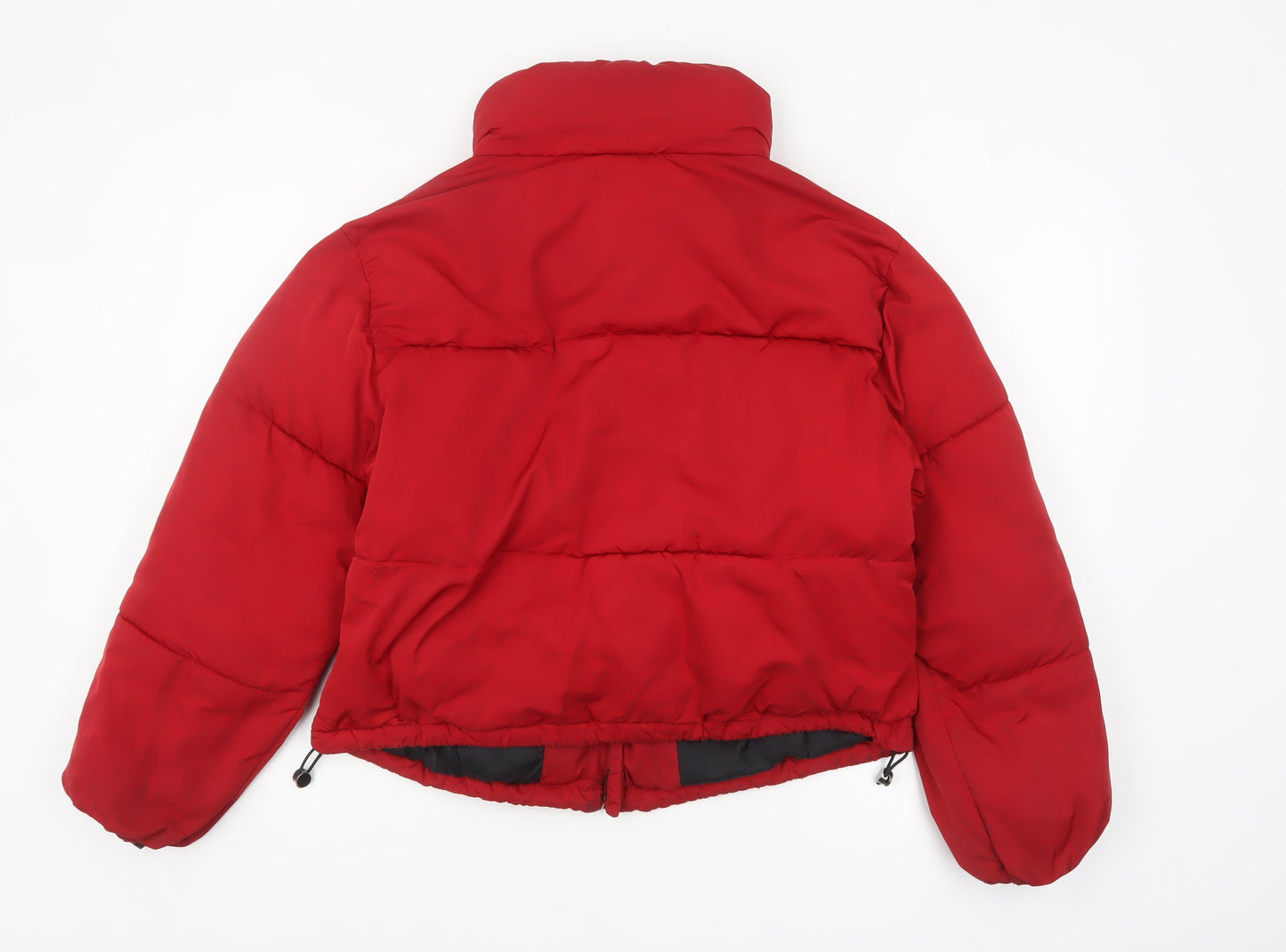 Womens UK Size 10 TALLY WEiJL Red Puffer Jacket