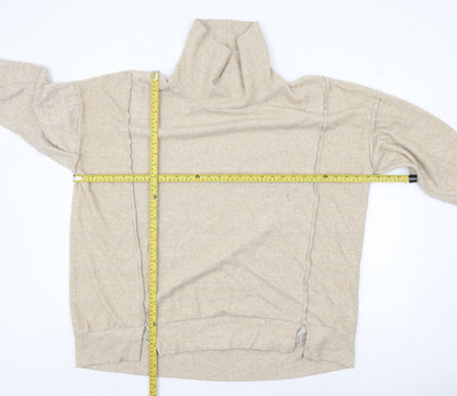 Womens UK Size 26-28 Yours Beige Pullover Jumper