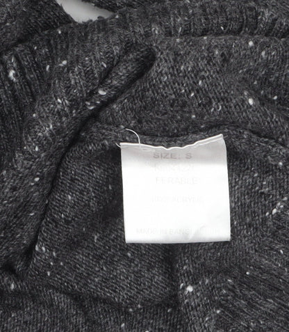 Kangol Men's Grey Small Crew Neck Pullover Jumper with Patches