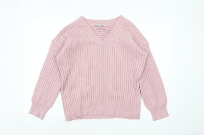 Womens UK Size L NEXT Pink Pullover Jumper