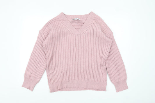 Womens UK Size L NEXT Pink Pullover Jumper