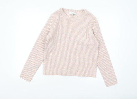 Womens UK Size XS Marks and Spencer Beige Pullover Jumper