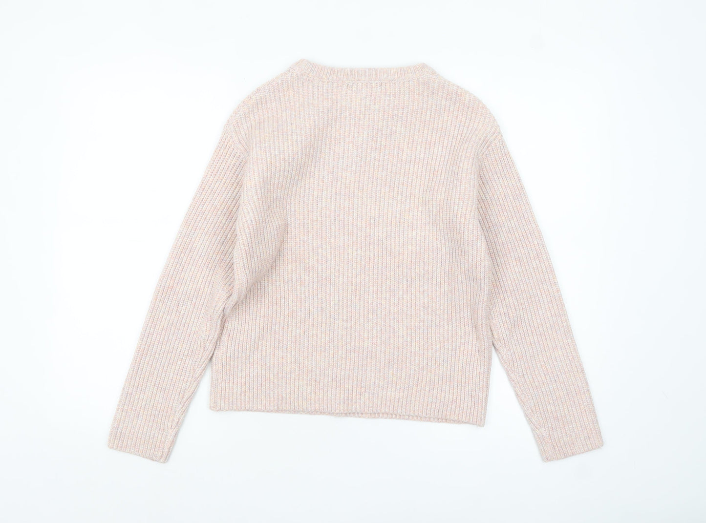 Womens UK Size XS Marks and Spencer Beige Pullover Jumper