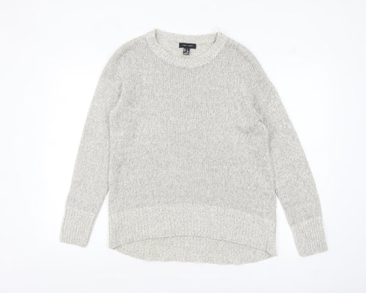 Womens UK Size S New Look Grey Pullover Jumper