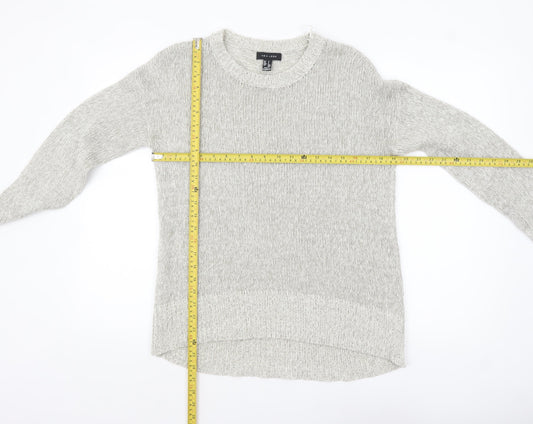 Womens UK Size S New Look Grey Pullover Jumper