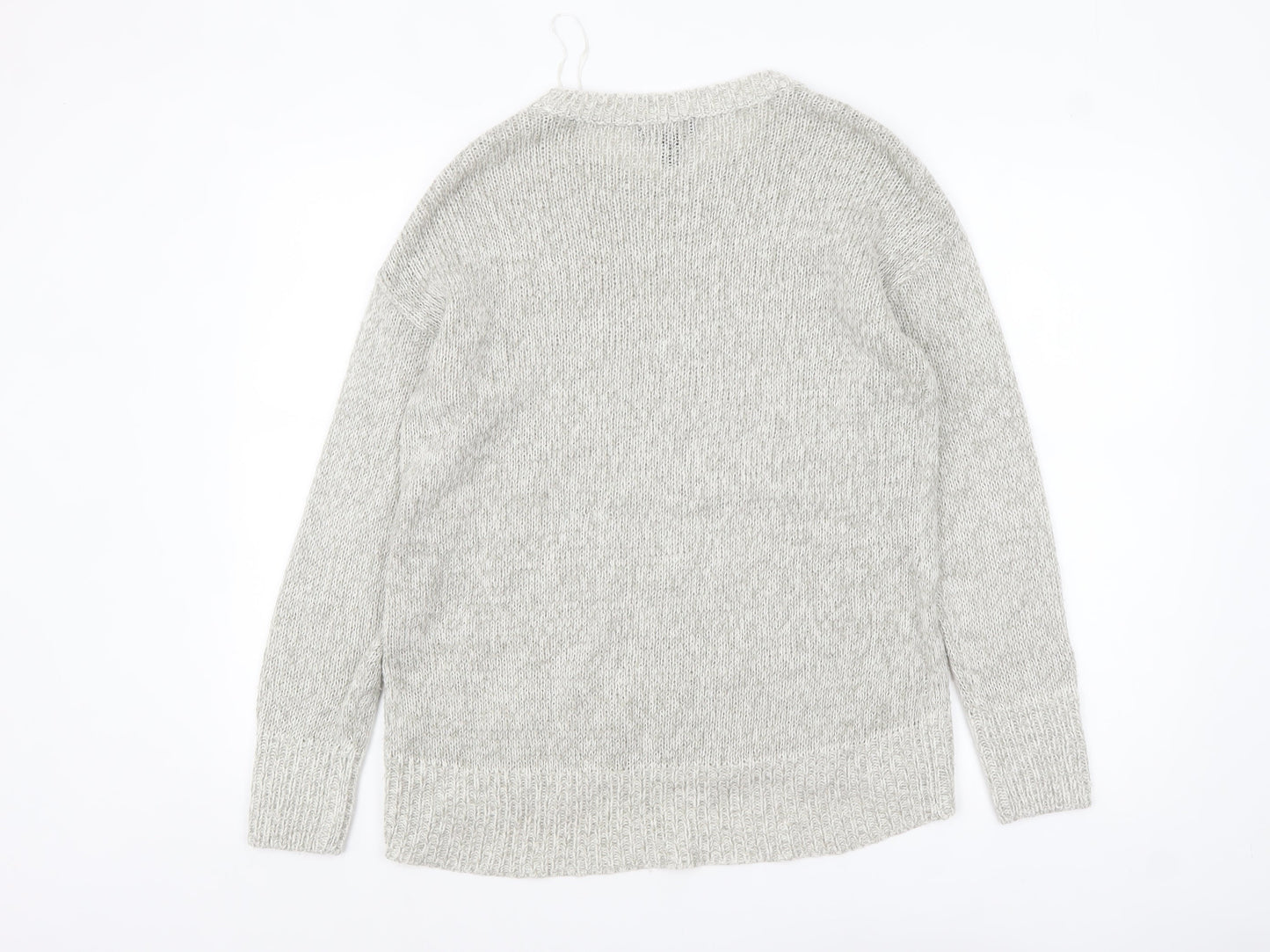 Womens UK Size S New Look Grey Pullover Jumper