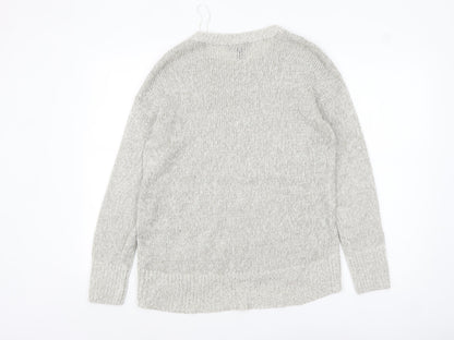 Womens UK Size S New Look Grey Pullover Jumper