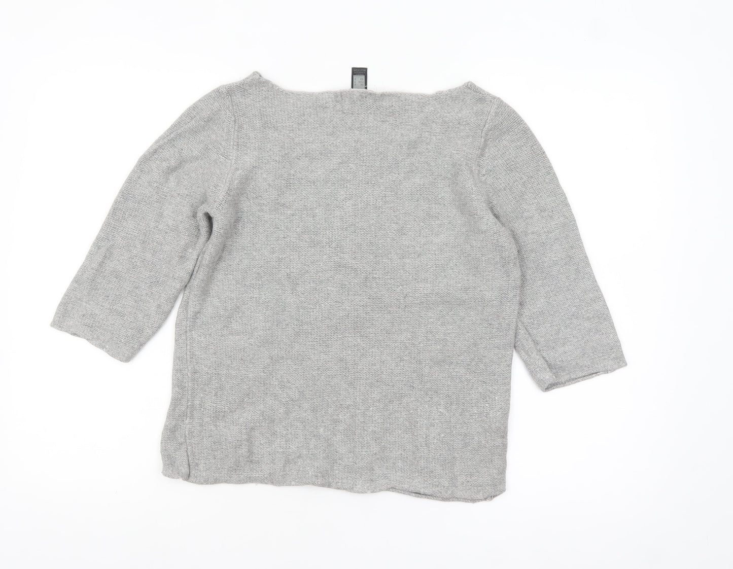 Womens UK Size 10 MNG Grey Pullover Jumper