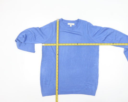 Womens UK Size 12 Marks and Spencer Blue Pullover Jumper
