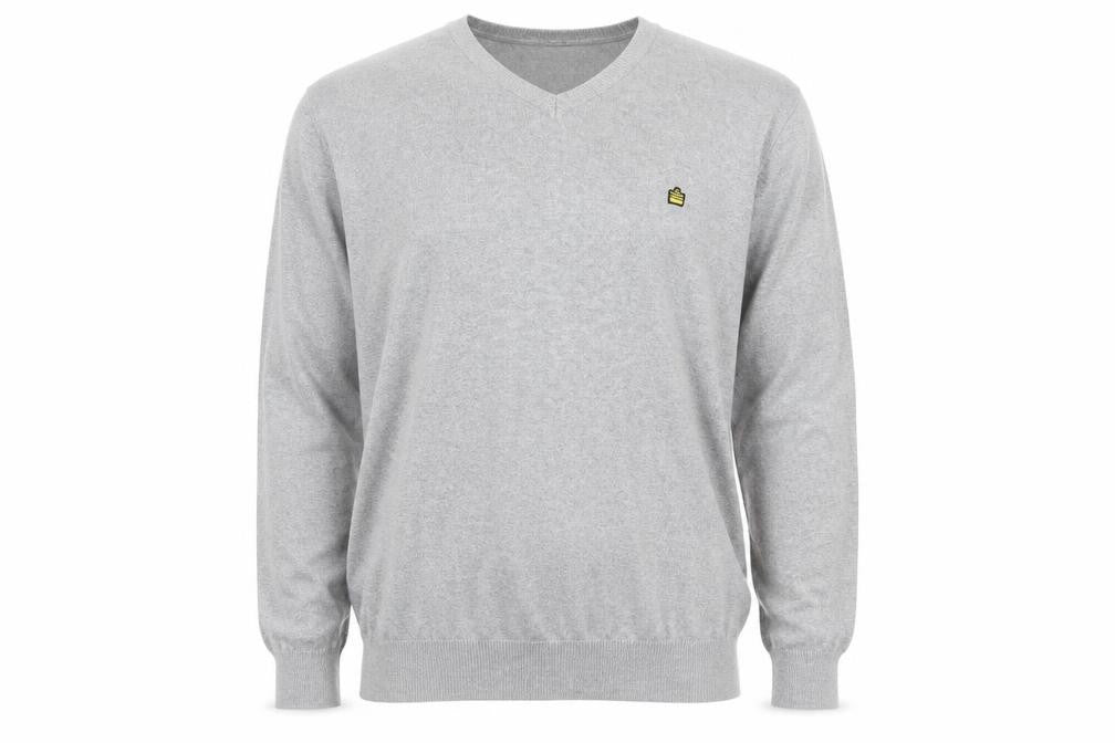Mens UK Size M Admiral Grey Pullover Jumper