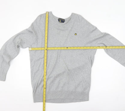 Mens UK Size M Admiral Grey Pullover Jumper