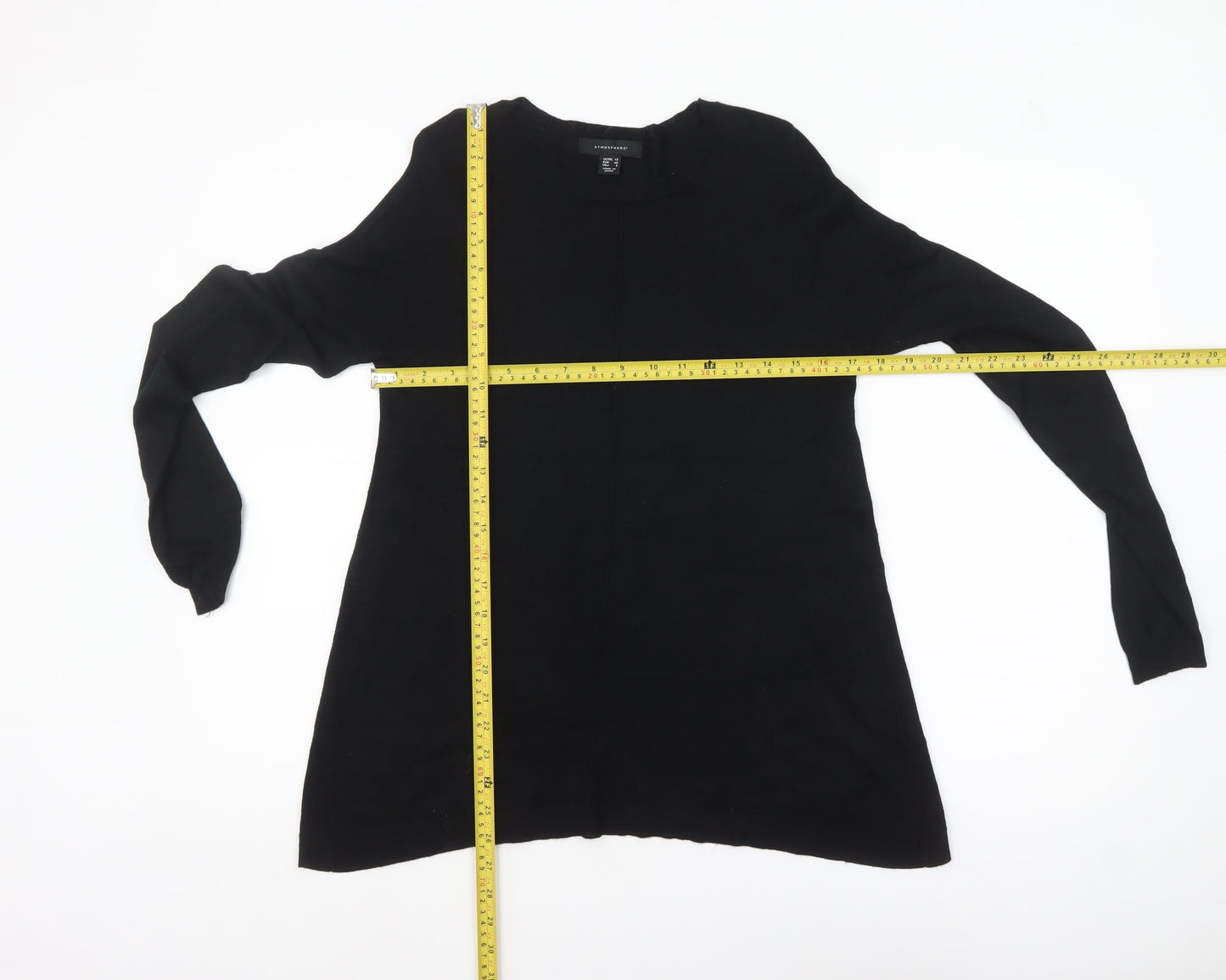 Womens UK Size 12 Atmosphere Black Pullover Jumper