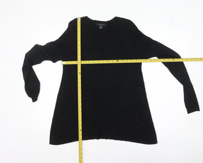 Womens UK Size 12 Atmosphere Black Pullover Jumper