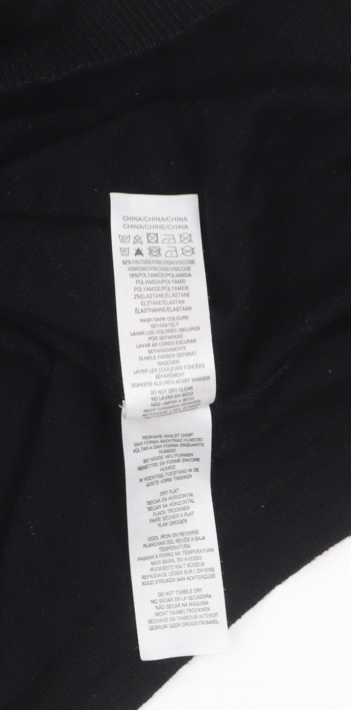 Womens UK Size 12 Atmosphere Black Pullover Jumper