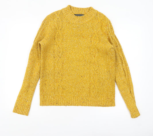 Womens UK Size 12 Bonmarché Yellow Pullover Jumper