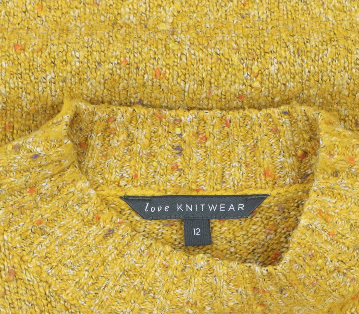 Womens UK Size 12 Bonmarché Yellow Pullover Jumper