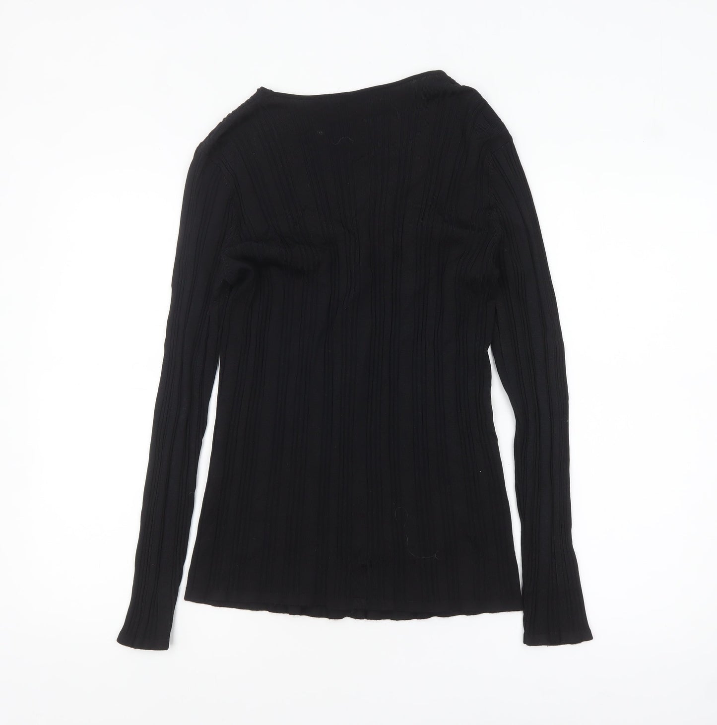 Womens UK Size M Planet Black Cardigan Jumper