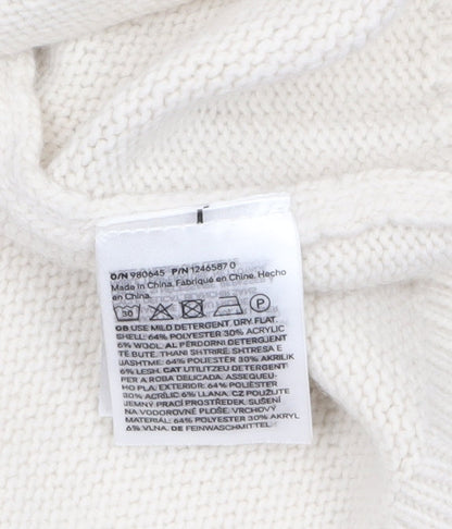Womens UK Size XS H&M Ivory Cardigan Jumper
