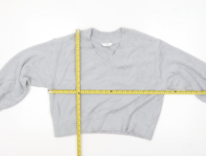 Womens UK Size L Marks and Spencer Grey Pullover Jumper