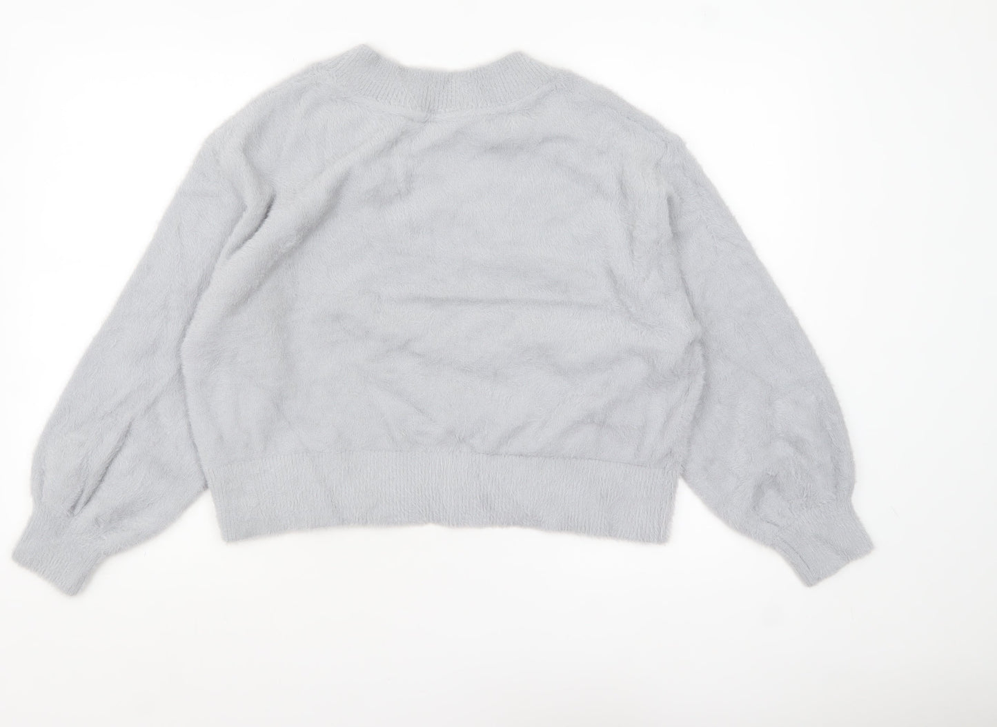 Womens UK Size L Marks and Spencer Grey Pullover Jumper
