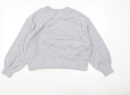 Womens UK Size L Marks and Spencer Grey Pullover Jumper