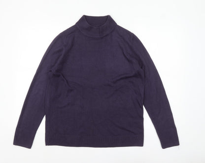 Womens UK Size 16 Marks and Spencer Purple Pullover Jumper