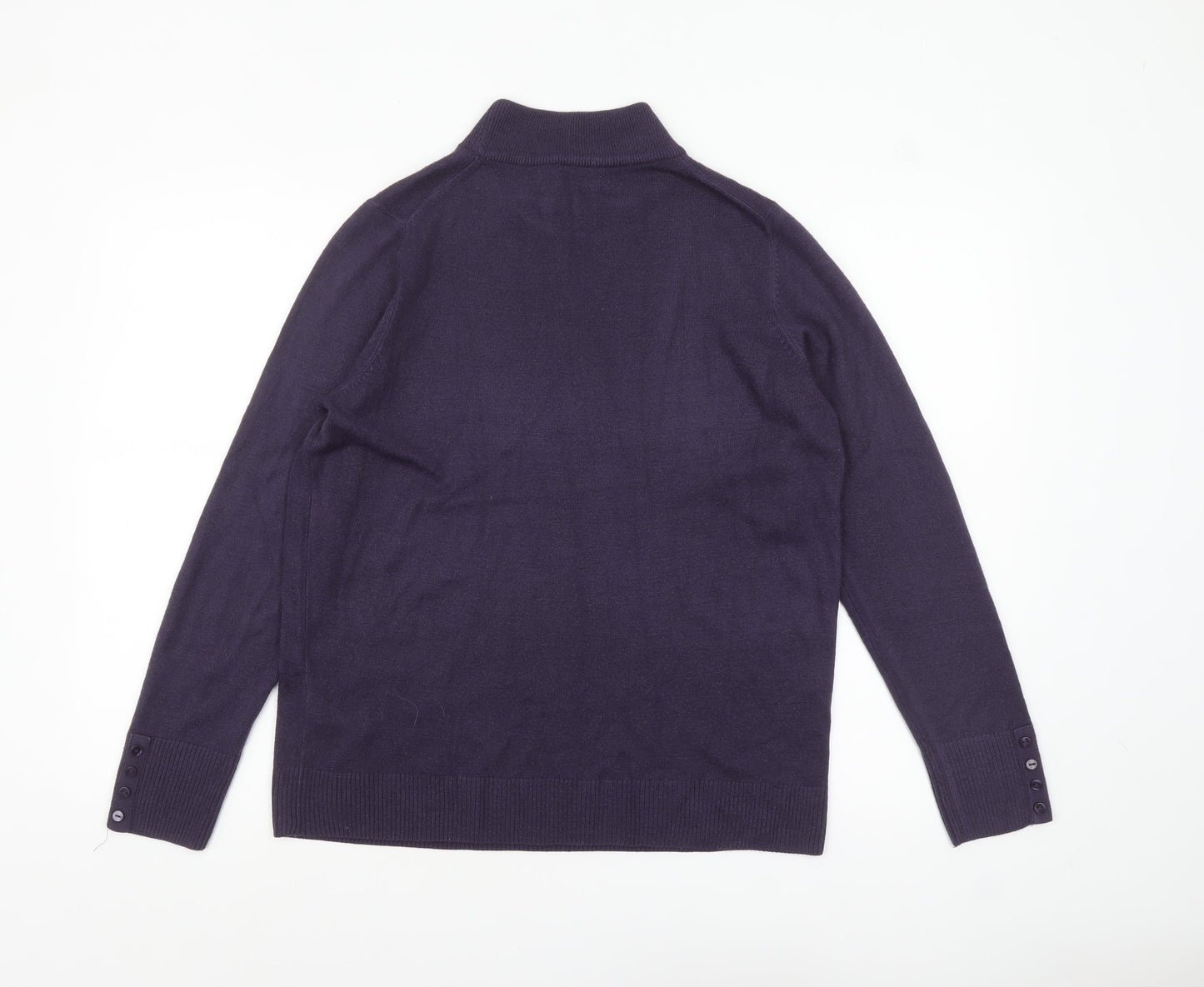 Womens UK Size 16 Marks and Spencer Purple Pullover Jumper