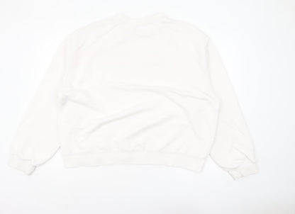 Womens UK Size 3XL Replay Ivory Pullover Sweatshirt