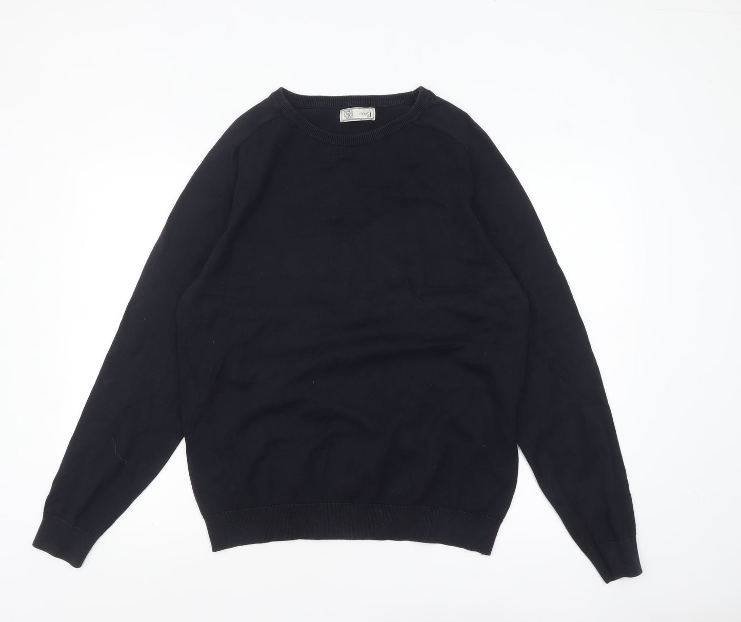 Mens UK Size L NEXT Black Pullover Jumper