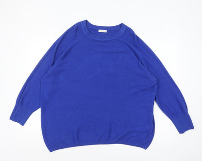 Womens UK Size M Jacqueline de Yong Blue Pullover Jumper