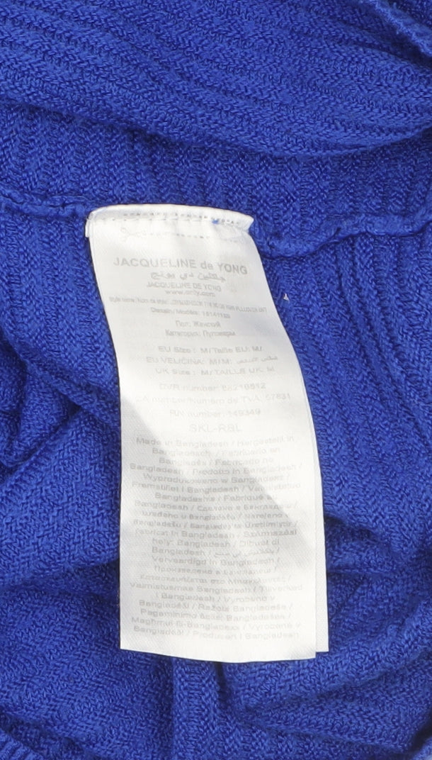 Womens UK Size M Jacqueline de Yong Blue Pullover Jumper