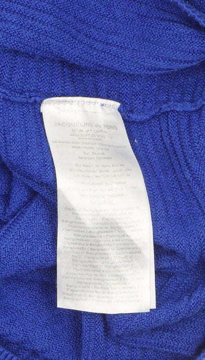 Womens UK Size M Jacqueline de Yong Blue Pullover Jumper
