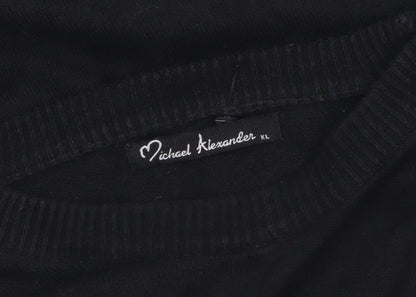 Womens UK Size XL Michael Alexander Black Pullover Jumper