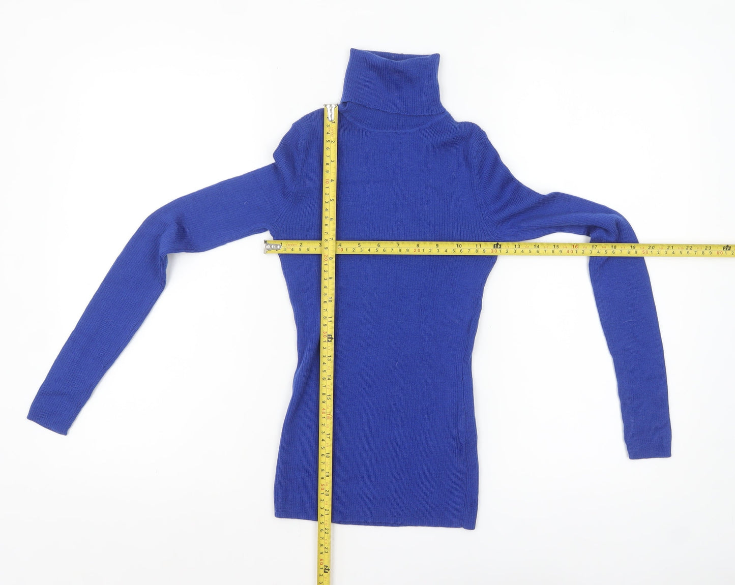 Womens UK Size S Uniqlo Blue Pullover Jumper
