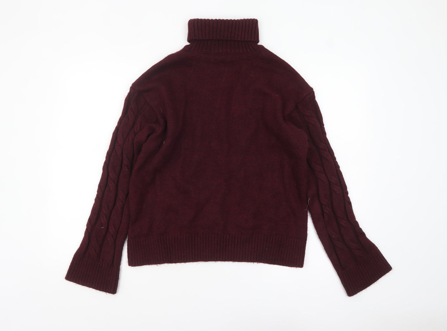 Womens UK Size M Marks and Spencer Red Pullover Jumper
