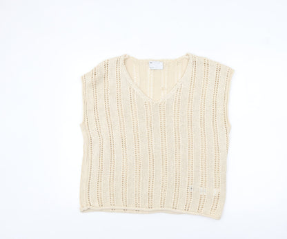 Womens UK Size S ASOS Beige Camisole Tank