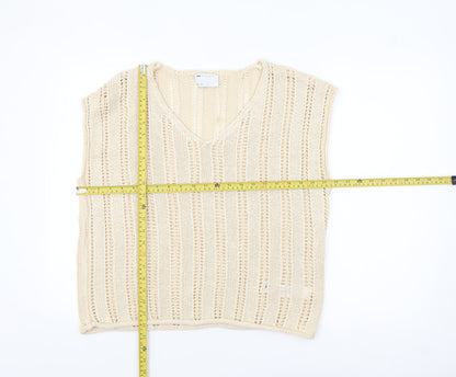 Womens UK Size S ASOS Beige Camisole Tank